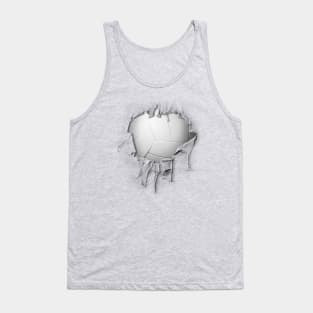 Shredded, Ripped and Torn Volleyball Tank Top